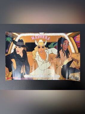 Madonna Limited Edition Gold and Black Wall Art Poster